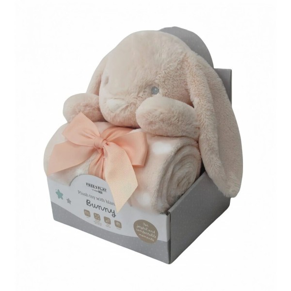 bunny  Κουβέρτα με παιχνίδι Freeon