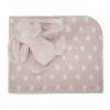 ΚΟΥΒΕΡΤΑ ΑΓΚΑΛΙΑΣ 90/75CM ΜΕ ΛΟΥΤΡΙΝΟ NAPPY PEACH
