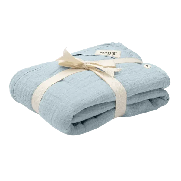 ΚΟΥΒΕΡΤΑ BIBS MUSLIN 120*120 BLUE