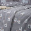 ΚΟΥΒΕΡΤΑ FLEECE ΠΟΛ.ELEPHANTS 26 75X110  GREY
