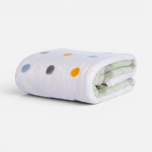 ΚΟΥΒΕΡΤΑ ΠΟΛ.BABY DOTS GREEN 100X140 GREEN