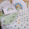 ΚΟΥΒΕΡΤΑ ΠΟΛ.BABY DOTS GREEN 75X100 GREEN