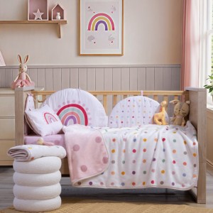 ΚΟΥΒΕΡΤΑ ΠΟΛ.BABY DOTS PINK 100X140 PINK