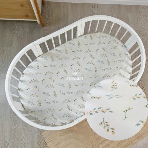 Μεγάλο Σεντόνι με λάστιχο Κλαδάκια Μέντα - IngVart