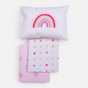 ΣΕΝΤΟΝΙ ΒΑΜΒ ΚΟΥΝΙΑΣ BABY DOTS 3TMX ECRU/PINK