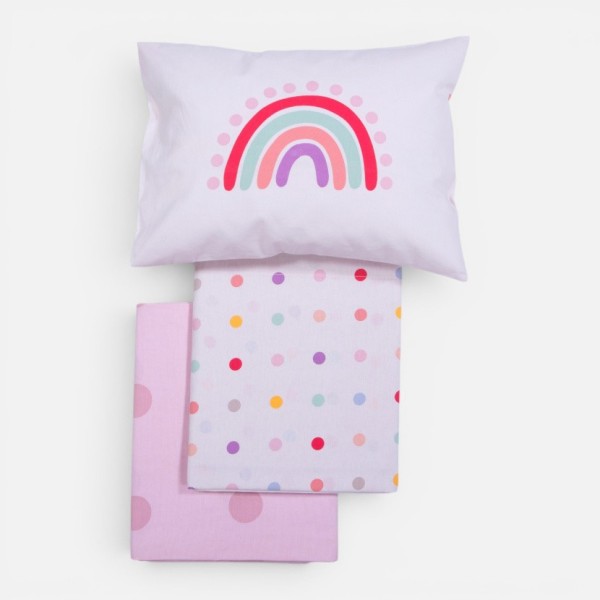ΣΕΝΤΟΝΙ ΒΑΜΒ ΚΟΥΝΙΑΣ BABY DOTS 3TMX ECRU/PINK