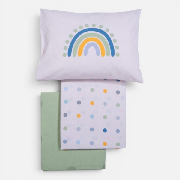 ΣΕΝΤΟΝΙ ΒΑΜΒ ΚΟΥΝΙΑΣ BABY DOTS 3TMX ECRU/GREEN