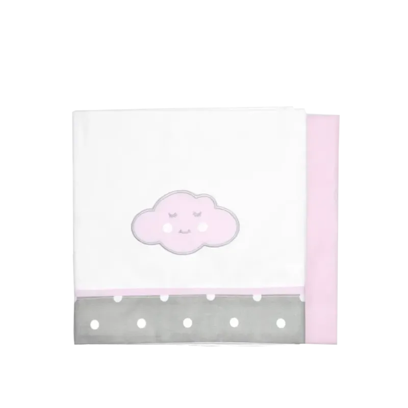 Σεντόνια  λικνου Ροζ Σύννεφο