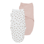 Meyco 2 Pack Swaddle Mini Panther Soft Pink 0-3 μηνών