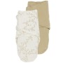 Meyco 2 Pack Swaddle Branches Sand 0-3 μηνών