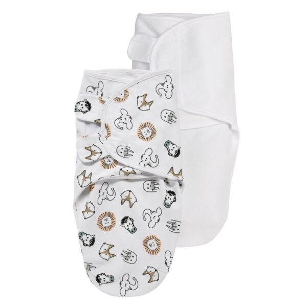 Meyco 2 Pack Swaddle Animal Multicolour 0-3 μηνών