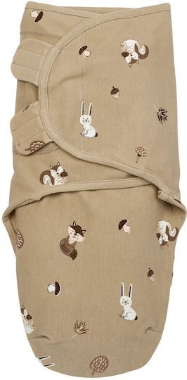 Swaddle Forest Animals Sand 0-3 μηνών