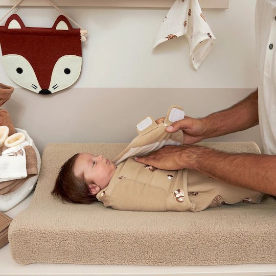 Swaddle Forest Animals Sand 0-3 μηνών