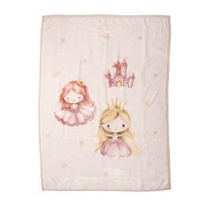 ΚΟΥΒΕΡΤΑ ΠΟΛ.OUR PRINCESS 160X220  pink