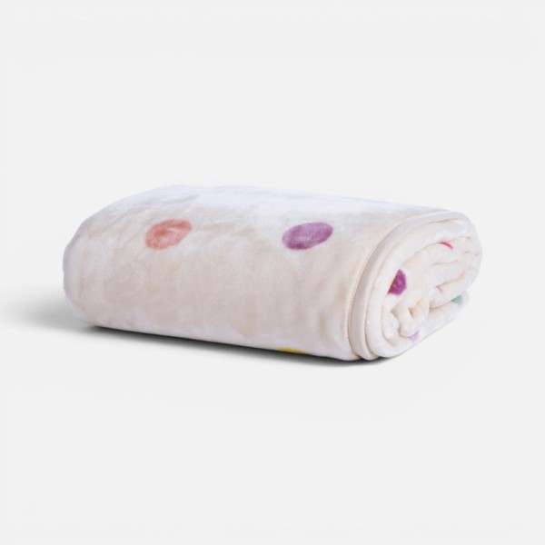 ΚΟΥΒΕΡΤΑ ΠΟΛ.DOTS ECRU 160X220 ECRU