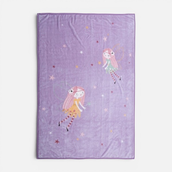 ΚΟΥΒΕΡΤΑ ΠΟΛ.FAIRY TALE 160X220 MAUVE