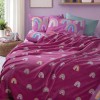 ΚΟΥΒΕΡΤΑ FLEECE ΠΟΛ.RAINBOW MOOD 160X220 FUCHSIA