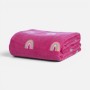 ΚΟΥΒΕΡΤΑ FLEECE ΠΟΛ.RAINBOW MOOD 160X220 FUCHSIA