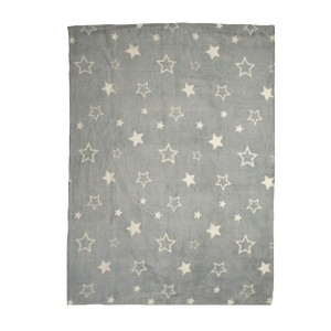 ΚΟΥΒΕΡΤΑ ΠΟΛ.FLEECE STARLIGHT 160X220 GREY