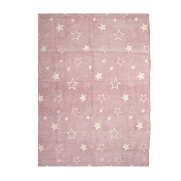ΚΟΥΒΕΡΤΑ ΠΟΛ.FLEECE STARLIGHT 160X220 PINK