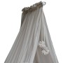 ΚΟΥΝΟΥΠΙΕΡΑ ΚΡΕΒΑΤΙΟΥ ΜΕ POM-POM BEIGE   182
