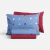 ΣΕΝΤΟΝΙ ΒΑΜΒ.DOTS BLUE ΣΕΤ ΜΟΝΟ Μ.Λ. BLUE - 170x260
