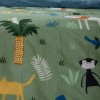 ΣΕΝΤΟΝΙ ΒΑΜΒ.JUNGLE MANIA ΣΕΤ ΜΟΝΟ Μ.Λ. GREEN - 170x260