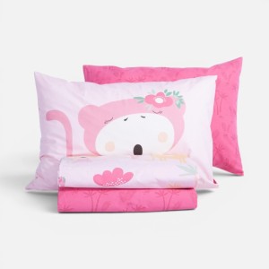ΣΕΝΤΟΝΙ ΒΑΜΒ.WILD & SWEET ΣΕΤ ΜΟΝΟ PINK - 170x260
