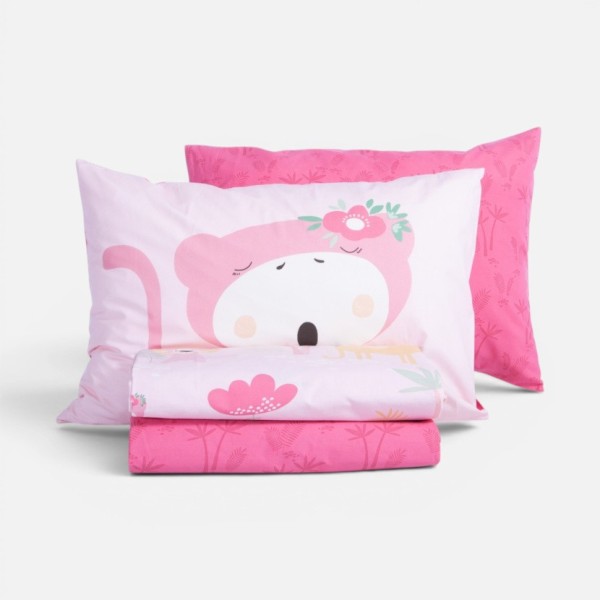 ΣΕΝΤΟΝΙ ΒΑΜΒ.WILD & SWEET ΣΕΤ ΜΟΝΟ Μ.Λ. PINK - 170x260