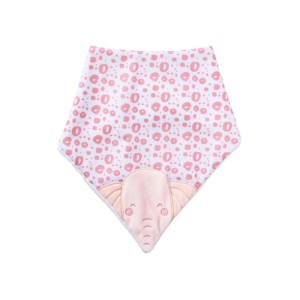 Σαλιάρα Baby Bandana Pink Elephant - SARO