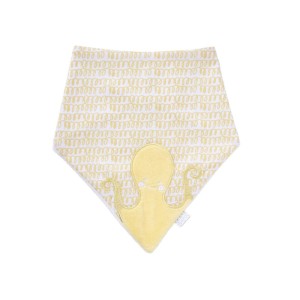 Σαλιάρα Baby Bandana Yellow Octopus - SARO