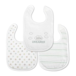 Σαλιάρα NATURAL 3 τεμάχια με Velcro UNI - Lorelli