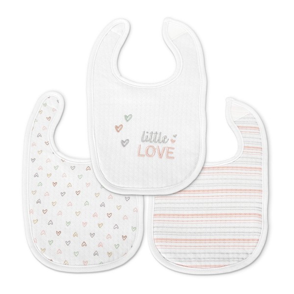 Σαλιάρα NATURAL 3 τεμάχια με Velcro GIRL - Lorelli Σαλιάρα NATURAL 3 τεμάχια με Velcro GIRL - Lorelli