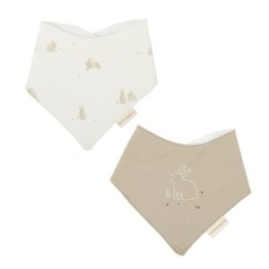 Σαλιάρα Μπαντάνα Bunny 43x21cm. Σετ 2τμχ. Σαλιάρα Μπαντάνα Bunny 43x21cm. Σετ 2τμχ.