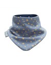 CHEEKY ANIMALS & MIDNIGHT STARS NECKERBIB