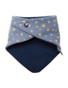 CHEEKY ANIMALS & MIDNIGHT STARS NECKERBIB