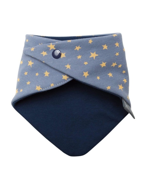 CHEEKY ANIMALS & MIDNIGHT STARS NECKERBIB