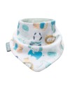 CHEEKY ANIMALS & MIDNIGHT STARS NECKERBIB
