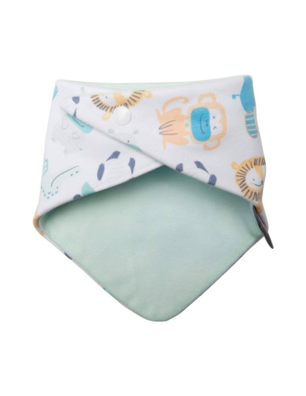 CHEEKY ANIMALS & MIDNIGHT STARS NECKERBIB
