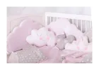 Σετ Προίκας Κρεβατιού 3τμχ Ροζ Σύννεφο