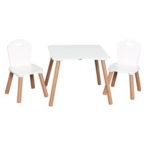 ATHENA ΞΥΛΙΝΟ ΠΑΙΔΙΚΟ ΤΡΑΠΕΖΙ ΜΕ 2 ΚΑΡΕΚΛΕΣ WOODEN TABLE