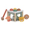 ΞΥΛΙΝΟΣ ΚΥΒΟΣ ΜΕ ΣΧΗΜΑΤΑ HIT THE BALL WOODEN TOY
