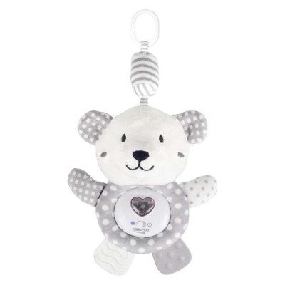 FREE2PLAY MY FIRST SOFT TEDDY BEAR ΠΑΙΧΝΙΔΙ ΚΑΡΟΤΣΙΟΥ ΜΕ ΦΩΤΑ &