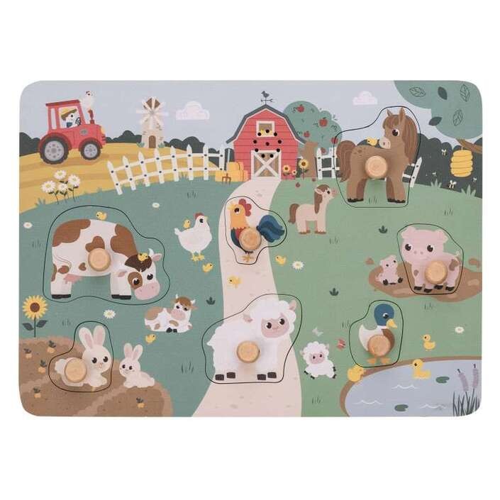 FREE2PLAY WOODEN FARM SOUND PUZZE ΠΑΖΛ ΦΑΡΜΑ ΜΕ ΗΧΟΥΣ FREE2PLAY WOODEN FARM SOUND PUZZE ΠΑΖΛ ΦΑΡΜΑ ΜΕ ΗΧΟΥΣ