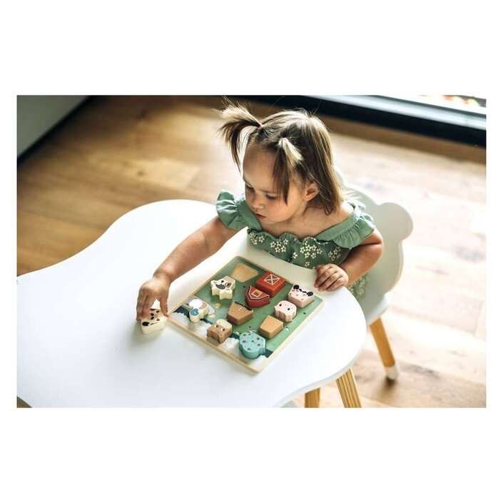 FREE2PLAY WOODEN FARM PUZZLE ΠΑΖΛ ΦΑΡΜΑ