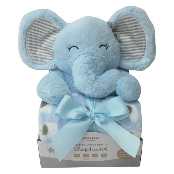 Elephant  Κουβέρτα με παιχνίδι Freeon