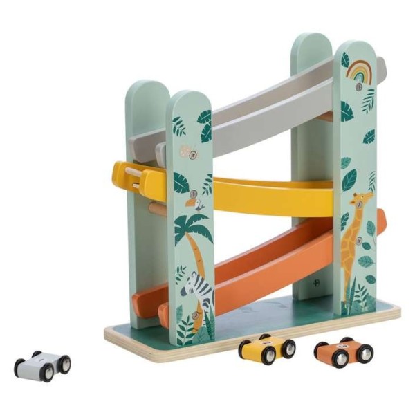 Free2Play Wooden Γκαραζ με αυτοκίνητα