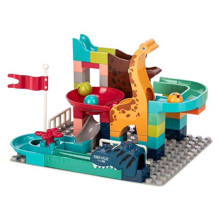 Παιδικό Σετ Με Τουβλάκια 62Τμχ. Free2Play 86335