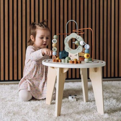 Ξύλινο Εκπαιδευτικό Τραπέζι Δραστηριοτήτων Think & Play Free2Play Mint 86724