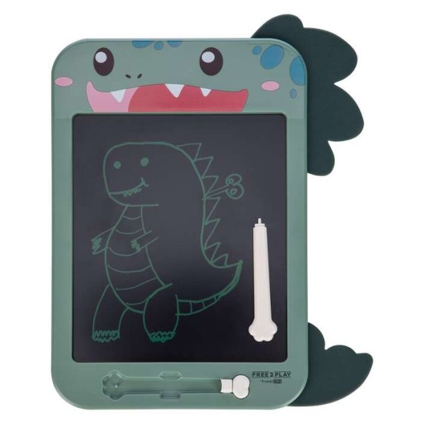 Ηλεκτρονικός Πίνακας LCD FreeOn Free2Play Dino Πράσινος